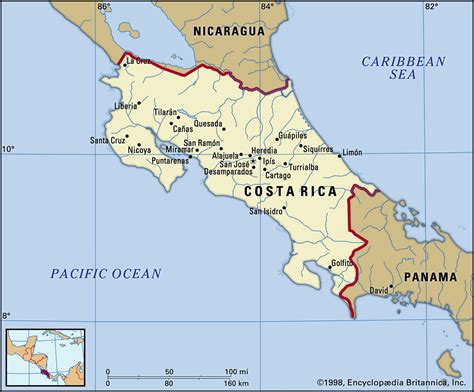 ubicacion de costa rica.